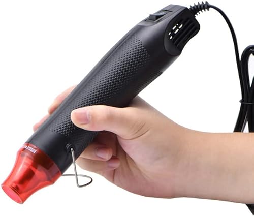 Beeiee Heat Gun for crafts,Mini Handheld Hot Air Gun,300W Portable Heat Gun for DIY Craft Embossing, Shrink Wrapping PVC, Drying Paint, Clay, Rubber Stamp
