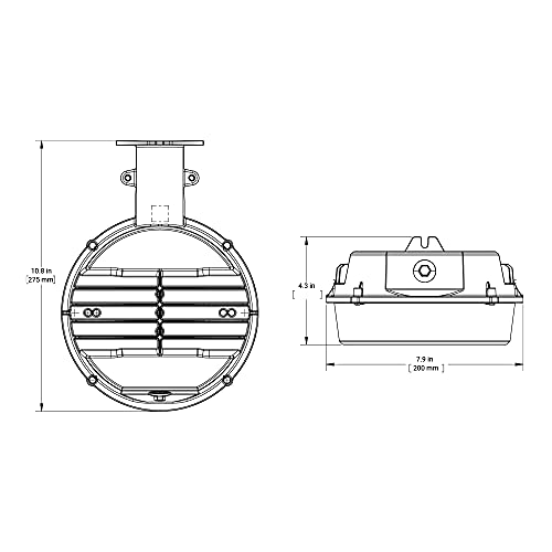 Halo ALB2A40GY Outdoor Dusk To Dawn Led Wall Light thumb #1