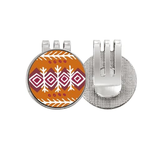 Marqueur de balle de golf émail marron Dart Mexico avec attache magnétique