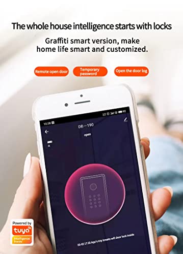 Generic G190 Frameless Remote Control Digital Sliding Swing Door Smart Lock thumb #7