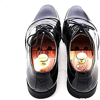 Shaper de chaussures, 2 pièces/lot Embauchoirs pour hommes en bois de cèdre rouge Longueur et largeur réglables Shoe Shaper Outil d'entretien des chaussures Meilleure forme anti-rides Shoe Tree Shoe S