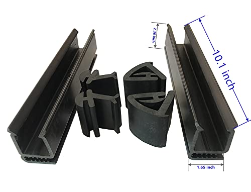Dr.acces Golf Cart Ezgo Rxv Windshield Mounting Kits | Windshield Sash Clips&Windshield Upper Retaining Clips&Windshield Lower Retaining Clips Replace Oem#603852,603198,603201 #TOP5