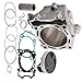 77mm New Stock Bore Cylinder Piston Gasket Top End Rebuild Kit TuneCrumph Suitable for YZ250F WR250F 2001-2014 5XC-11311-20 5XC-11311-10 Yamaha