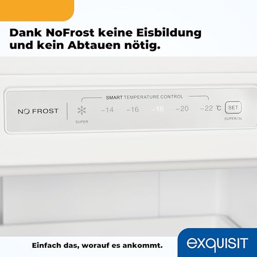 Foto von Exquisit GS231-NF-H-040D NoFrost Gefrierschrank, 161 L Tiefkühlschrank