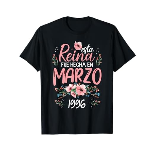 Hecha En Marzo 1996 Mujer Regalo 27 Años Cumpleaños Camiseta