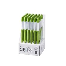 IPPINKA Sustee Aquameter, Bundle of 36, House Plant Soil Moisture Meter, Best for Indoor Potted Plants - Small Green Refillable