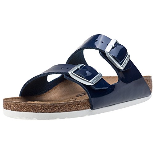 navy patent birkenstocks