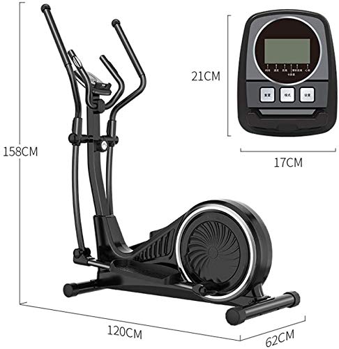 Image of Elliptical Machine 16 Levels Adjustable Resistors Multifunction Magnetic Control Cross Trainer Home Gym Fitness Equipment