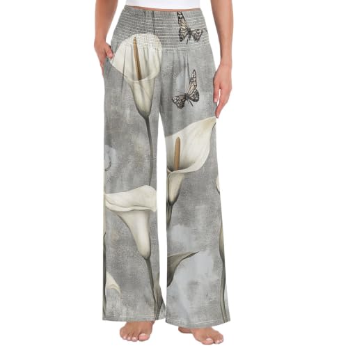 Pantalon femme respirant et fluide Lily Butterfly pour un confort d'été