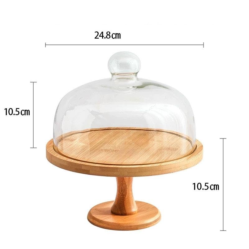 Multiuso Piatto degustazione espositore for torte con piede alto