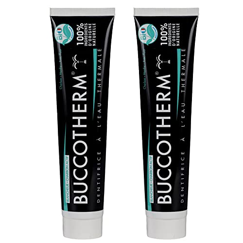 Buccotherm Dentifrice à l'Eau Thermale Blancheur - Charbon Actif Bio Lot de 2 x 75 ml Cover