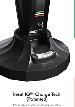 JRL Diamante Clipper & Trimmer Set Brushless Motor, Fade Blade, Smart Clip Technology, Reset IQ Charge, 8200 RPM, 4-Hour Run Time for Barbers & Stylists (Black)