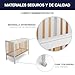 Imagen de TORAL Cuna Bebe Madera Natural y  Cuna Colecho Bebe Modelo Verona