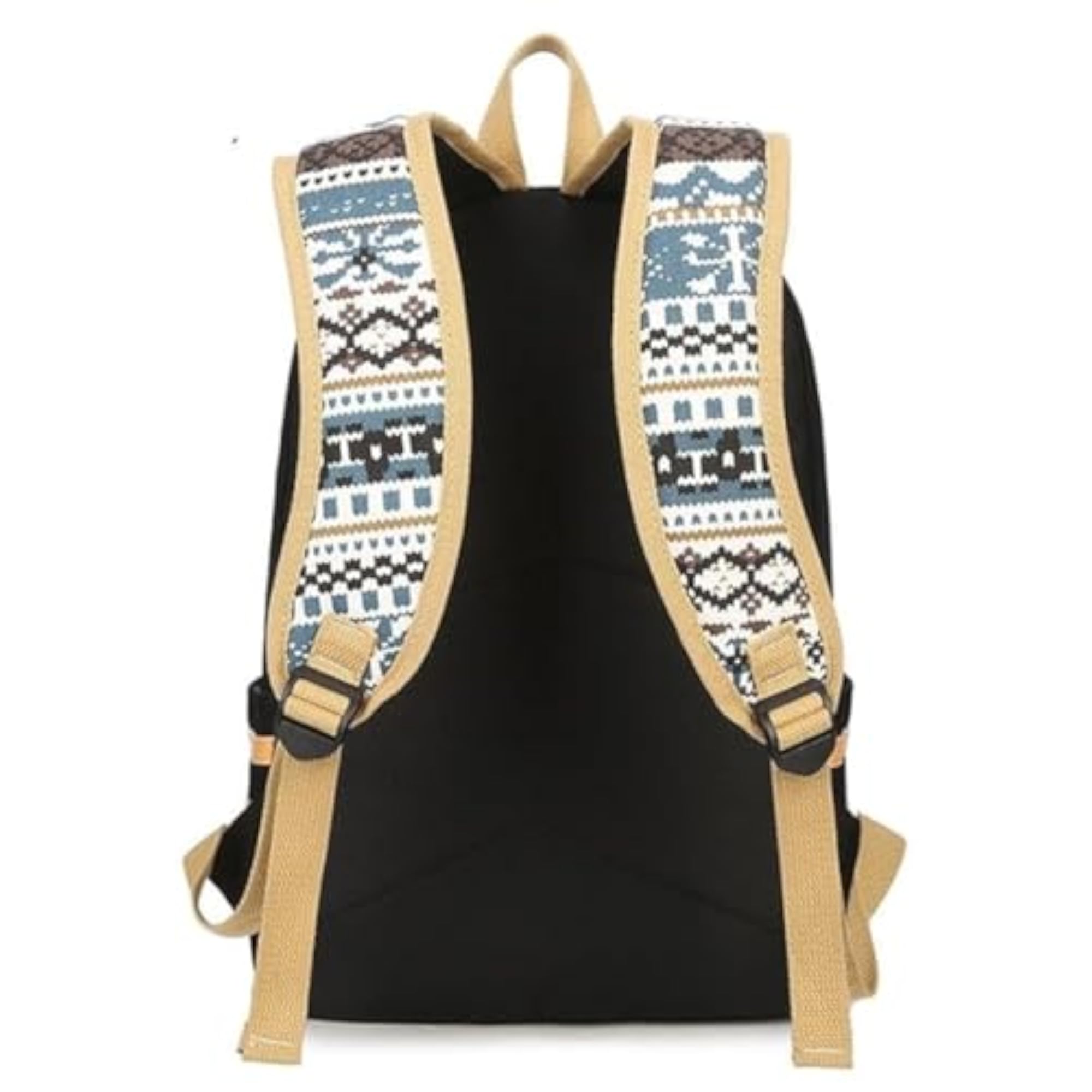 Tribal Print Canvas Backpack for Women & Girls