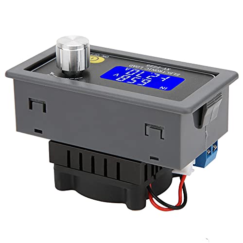 Battery Checker Tester Digital Adjustable Current Load with Intelligent Temperature Control, 0.01A DC 5.0-30.0V Electronic Load Tester for Power Aging Test and (4A/25W)