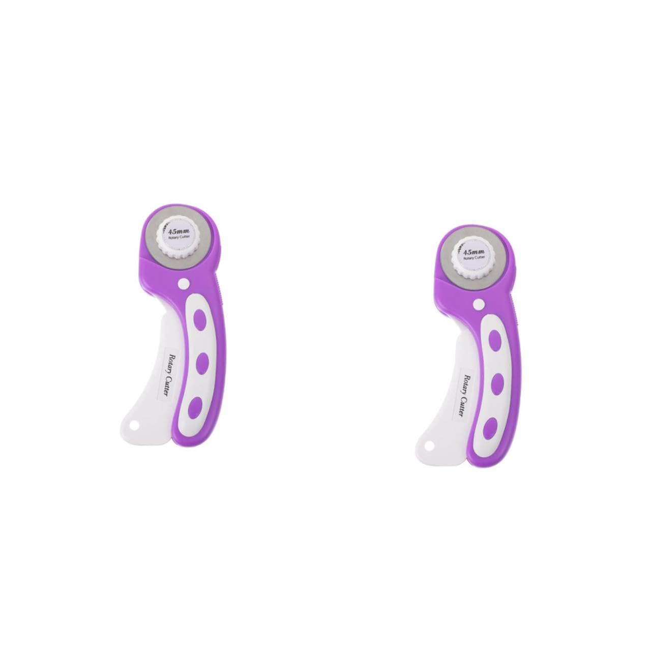 Cutter rotatif à coupe fluide et précise avec manche ergonomique pour tissu et cuir