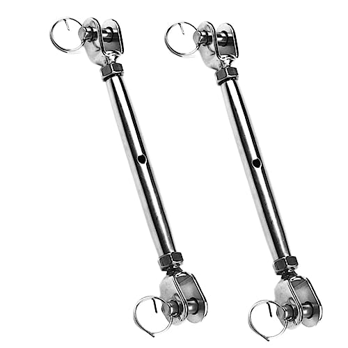 2pcs Tensores de Cable de Acero Inoxidable de Alta Resistencia para Brida y Ajuste miniatura 1