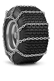 SWS Forst GmbH 1 Satz Schneeketten für Rasentraktoren & Spezialfahrzeuge (13x5,00-6) – Leiterkette aus Manganstahl – langlebige Traktionshilfe für Winter & Gelände