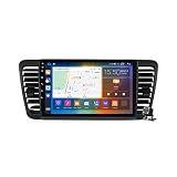 Android 12.0 Autoradio 2 Din Stéréo pour S-ubaru Legacy Outback 2003-2009 GPS Navi 9'' Écran Tactile Voiture Lecteur Vidéo Multimédia FM BT Receiver avec 4G 5G WiFi SWC DSP Carplay,M6 Pro1