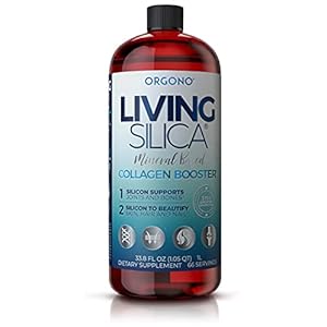 Orgono Living Silica Collagen Booster Liquid | Vegan Collagen Boosting Drink | Supports Healthy Collagen and Elastin Production for Joint & Bone Support, Glowing Skin, Strong Hair & Nails.