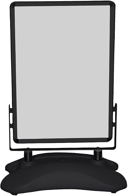 Display Genie Spring Waterbase Pavement Sign with Aluminium Clip Frame  Poster Display Stand  Ideal for Entrances, Retail Spaces & Car Parkking ( Black ) (A1)