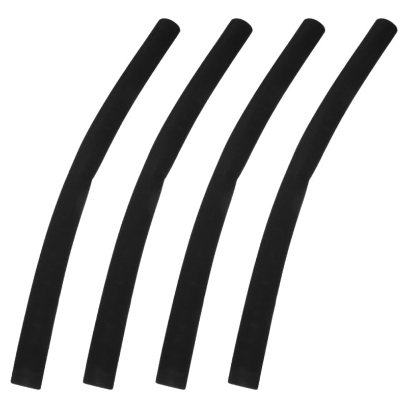 BESTonZON Universal Stroller Handle Cover 4pcs Set Black Foam Grip Sleeve for Baby Pushchair Buggy Protective Sponge Replacement for Pram Handlebar Armrest Guard Bar