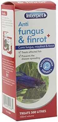 Interpet Goldfish Disease Aquarium Fish Treatment, 100 ml & Anti Fungus and Finrot Aquarium Fish Treatment, 100 ml