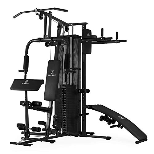 Klarfit Ultimate Gym 5000 Kraftstation, 6-in-1 Fitness Station, Fitnessgeräte für Zuhause, Multi Gym mit Brust… – Bild 3