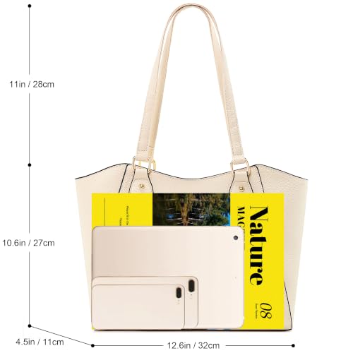 Image of CHICAROUSAL Tote Handbags Purses for Women PU Leather Womens Shoulder Bag | Large Tote Bag for Women, Shoulder Purse, Vegan Leather Purses for Women, Women's Handbags
