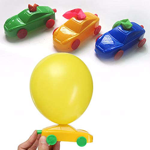 Preisvergleich Produktbild Catkoo DIY Ballon Auto Lustiges Spielzeug Kinder Wissenschaftliches Experiment Pädagogische Ausrüstung, Perfektes Training Kinder Intelligenz Geschenke Zufällige Farbe