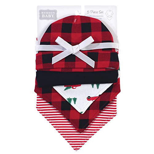 Image of Hudson Baby Unisex Baby Bandana Bibs and Headbands