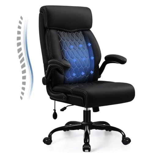 Executive Office Chair with Footrest and Lumbar Support