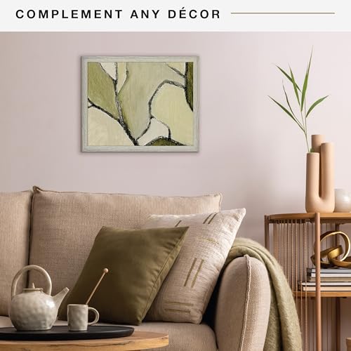 MCS Studio Gallery 16x20 Poster Frame Gray Woodgrain, Vertical & Horizontal Wall Hanging Large Picture Frame for Photos, Posters & Art Prints (1-Pack)