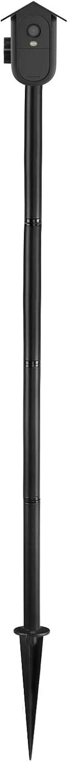 HOLACA Spike Pole Mount Ground Stake and Weatherproof Silicone Skin for Arlo Essential Security Camera(2nd Gen),Suitable for Stake into Soft Ground