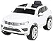 Produktbild Actionbikes Motors Kinder Elektroauto VW Touareg Kinderfahrzeug Kinder Auto Ledersitz Eva Reifen (Weiß)