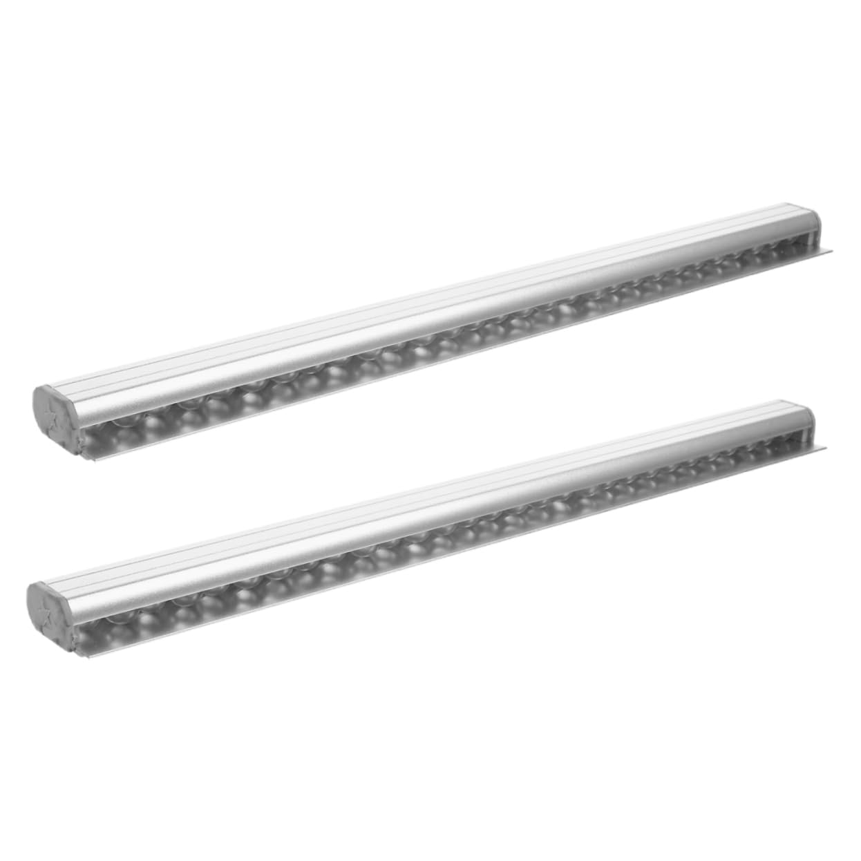 OUNONA 2pcs Bars Desk Slide Restaurant Ticket Rack Number Foldable Slide Restaurant Check Rack Kitchen for Ticket Slide Holder Pubs Order Slide Receipt Display Rail Silver Aluminum Alloy