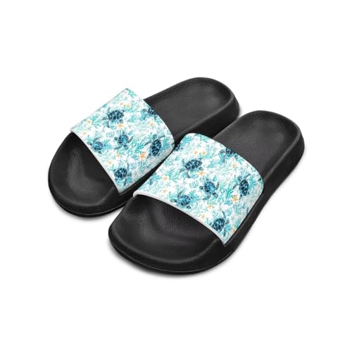 Toddler Little Kid Beach Pool Shower Slides Anti-Skid Home Bath Slippers Cute Summer Outdoor Shoes