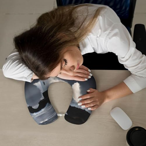 Almohada de viaje viscoelástica tamaño estándar cómoda miniatura 7