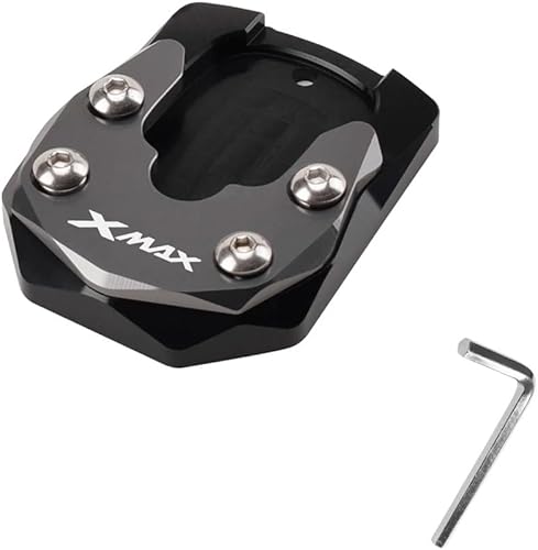 Miniatura 8 de Motorcycle Side Stand pad Motorcycle Accessories Kickstand Side Stand Extension Enlarger Pad Side Bracket for Y&AMAHA Xmax X-MAX 125 250 300 400