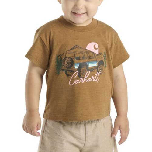 Carhartt Kid's CA7113 Short-Sleeve Vehicle T-Shirt - Girls