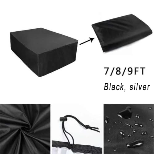 Cubierta de billar resistente para la protección integral de mesas de juego y mueble 8