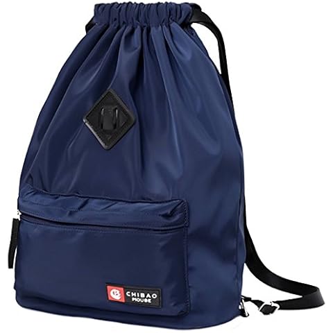 LerBen® Unisex Waterproof Drawstring Backpack Gym Bag Rucksack Travel Swimming School Boots Shoes Bags Pouch Cover