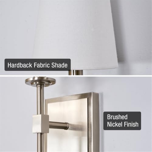 Image of Kira Home Torche 20 inch Mid Century Modern Wall Sconce for Bathroom Vanity, Pack of 2