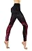 CodeFit Yoga Power Flex Dry-Fit Pants Workout Printed Leggings Ombte Print (Small/Medium, 6cp06-Black)