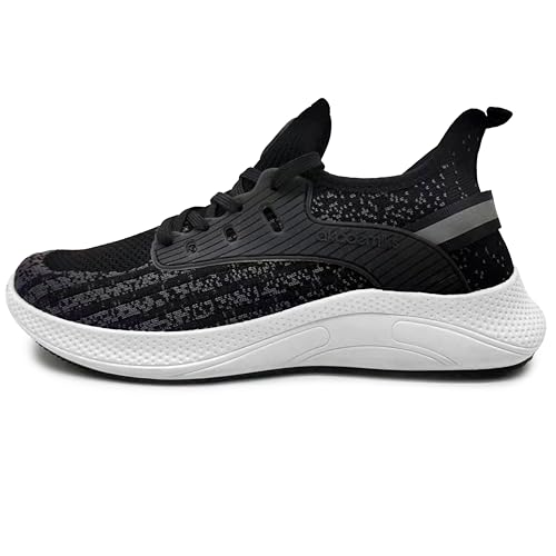AKADEMIKS Mens Fit Knit Jogger Sneakers, Breathable Running Shoes for Athletic and Casual Wear3