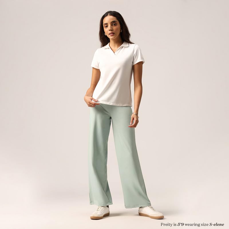 Image of BlissClub Ultimate Wide Leg Pants Lite for Women, Tall (for Women Above 5'5)
