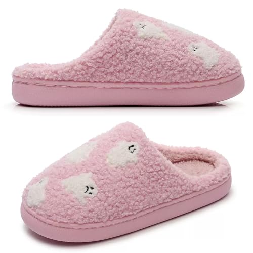 Image of Halloween Christmas Slippers Holiday Slipper House Shoes Home Slipper for Women Fuzzy Outdoor Indoor Bedroom Slippers