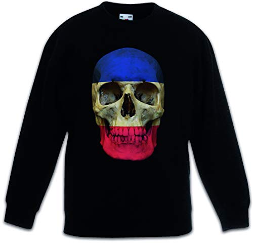 Sweat-shirt France pull noir confortable pour enfant garçon fille