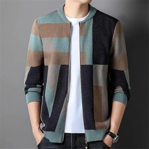 Men's O-Neck Casual Knitted Sweater Cardigan2