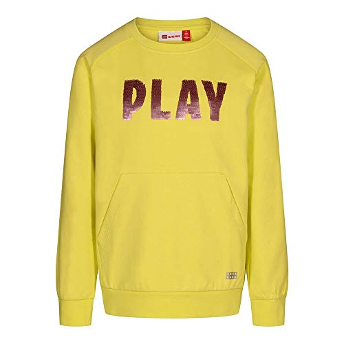 Sweat-shirt LEGO Wear LWSOFIE 301 jaune 104 en maille souple et grand confort fille